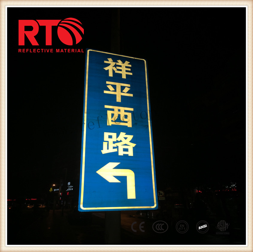 reflective film for traffic signage