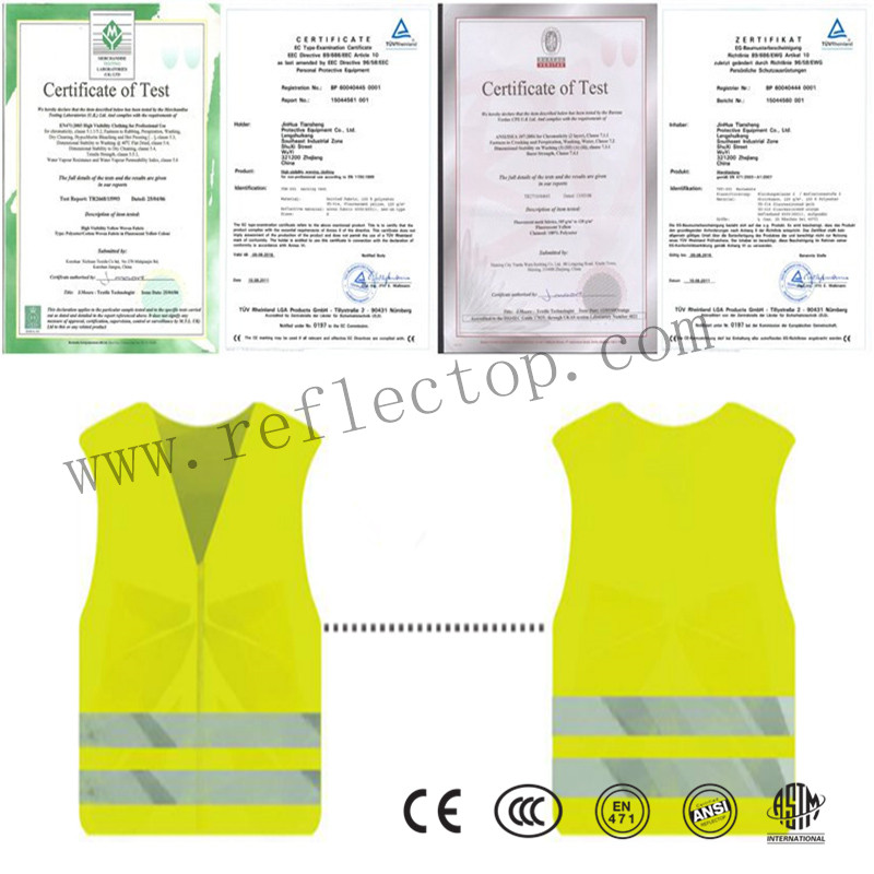 Lime High Visibility Safety Vest 