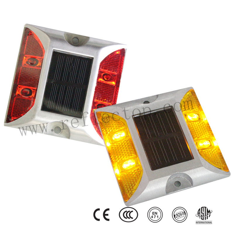 LED solar road studs