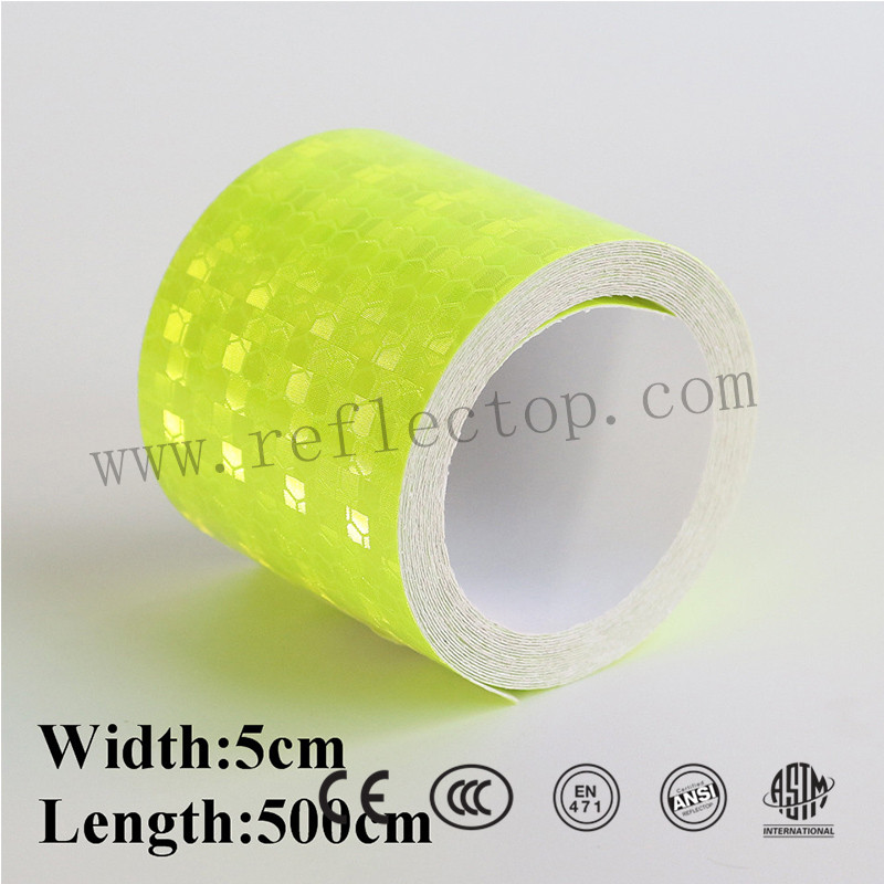 Prismatic PVC Safety Warning Conspicuity Reflective Tape