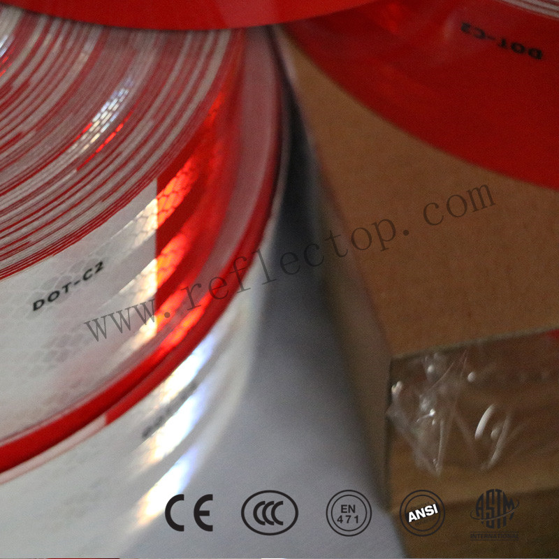 DOT-C2 Reflective Conspicuity Tape Red/White 