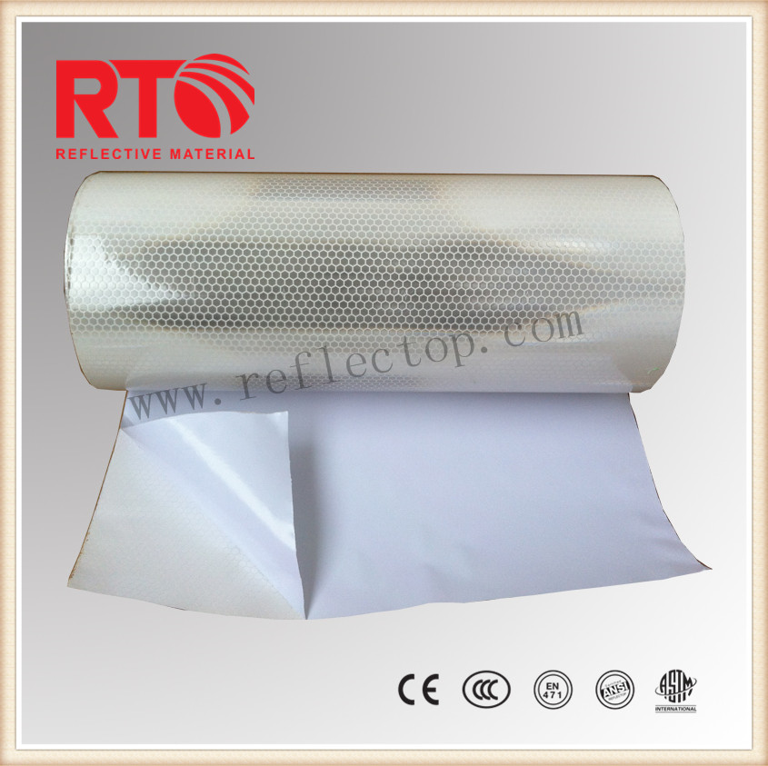 Soft Prismatic reflective sheeting for printing
